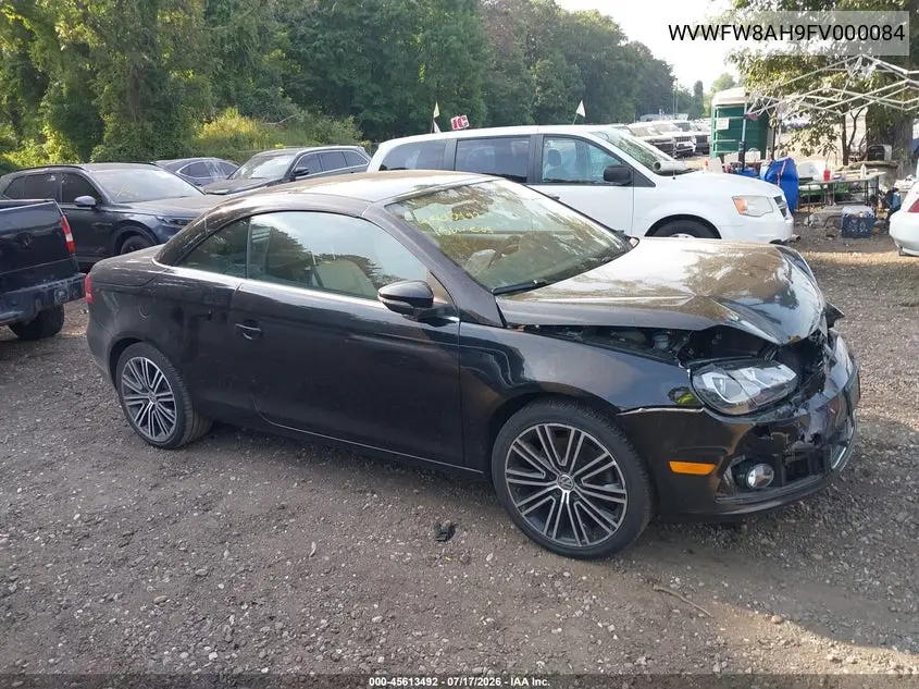 2015 Volkswagen Eos Final Edition VIN: WVWFW8AH9FV000084 Lot: 45613492