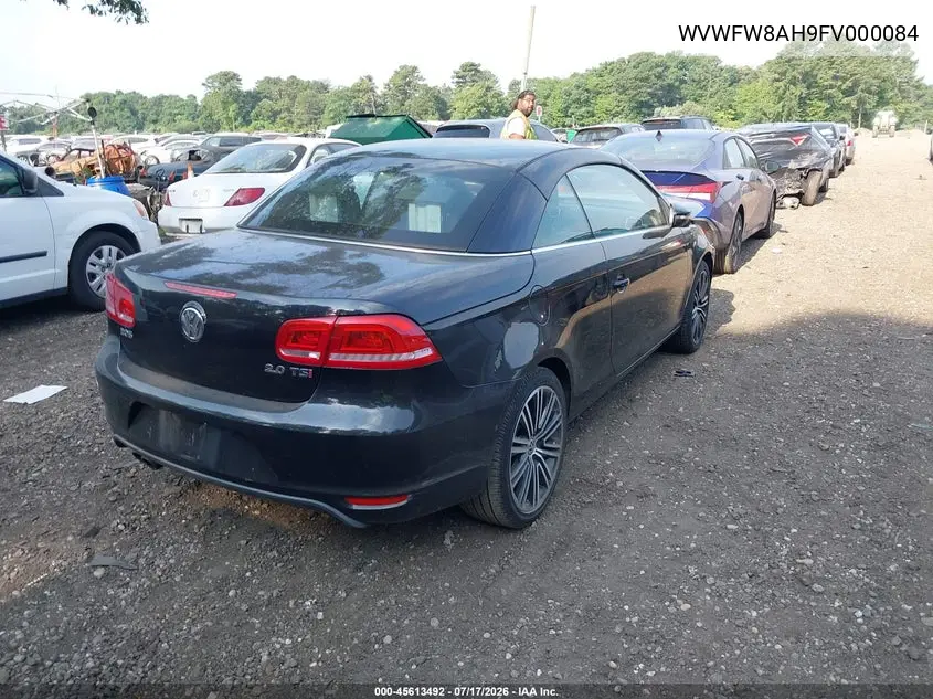 2015 Volkswagen Eos Final Edition VIN: WVWFW8AH9FV000084 Lot: 45613492