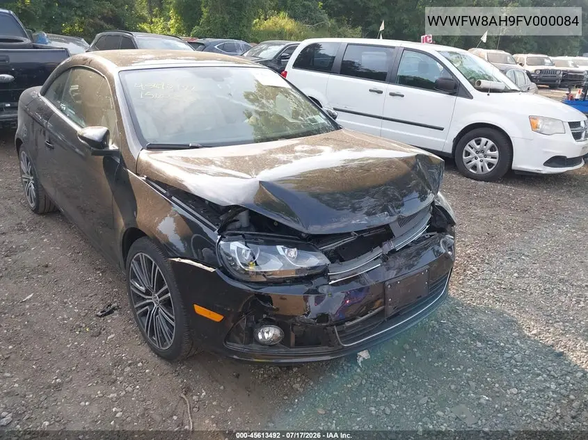2015 Volkswagen Eos Final Edition VIN: WVWFW8AH9FV000084 Lot: 45613492