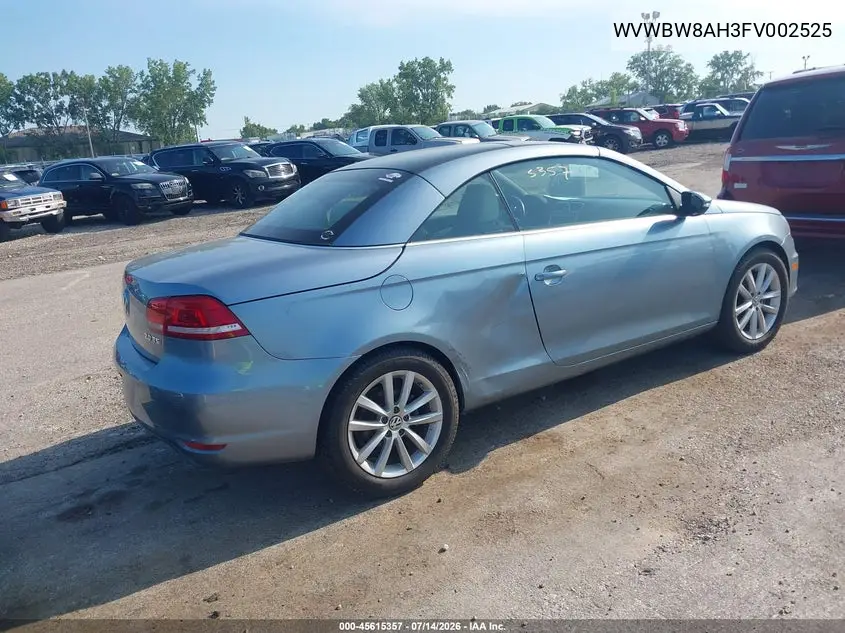 2015 Volkswagen Eos Komfort Edition VIN: WVWBW8AH3FV002525 Lot: 45615357