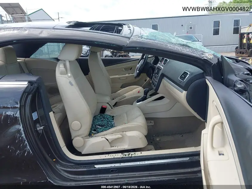 2016 Volkswagen Eos Komfort VIN: WVWBW8AHXGV000482 Lot: 45412907