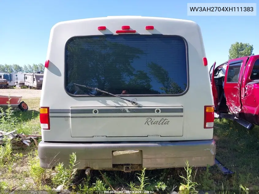 1999 Volkswagen Eurovan Mv VIN: WV3AH2704XH111383 Lot: 45397341