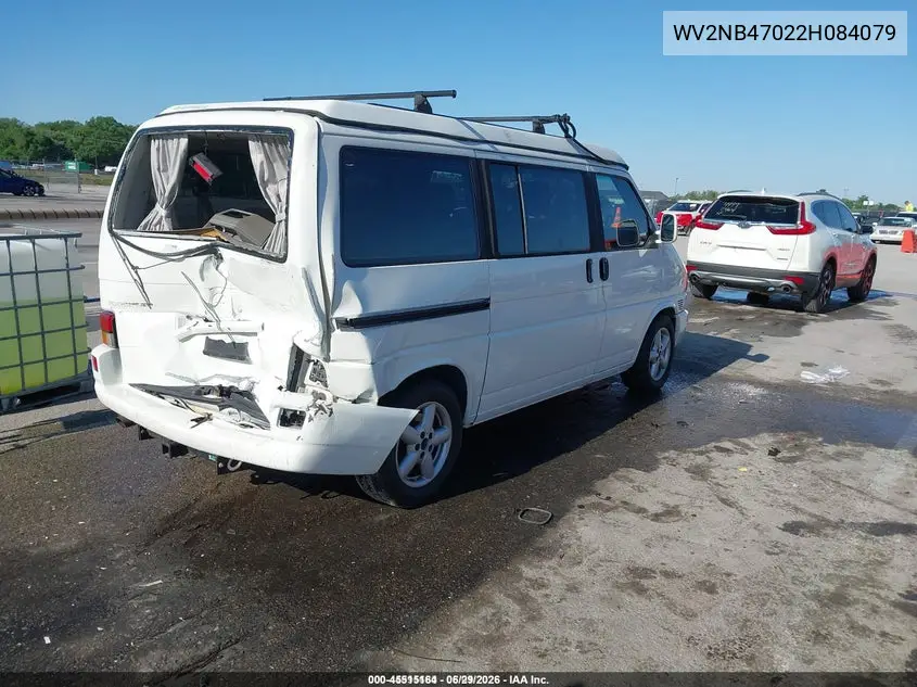 2002 Volkswagen Eurovan Mv VIN: WV2NB47022H084079 Lot: 45515164