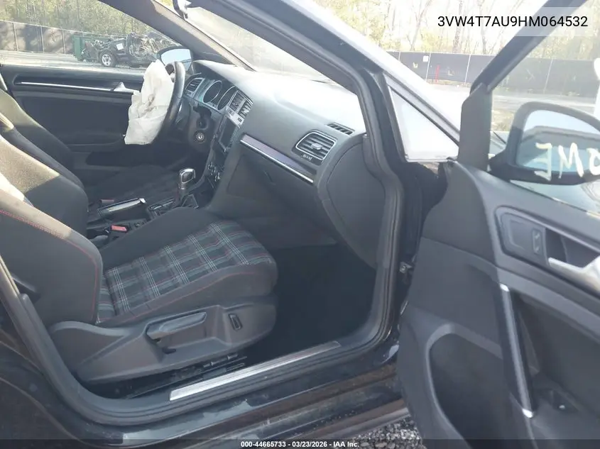 2017 Volkswagen Golf Gti Autobahn 4-Door/S 4-Door/Se 4-Door/Sport 4-Door VIN: 3VW4T7AU9HM064532 Lot: 44665733