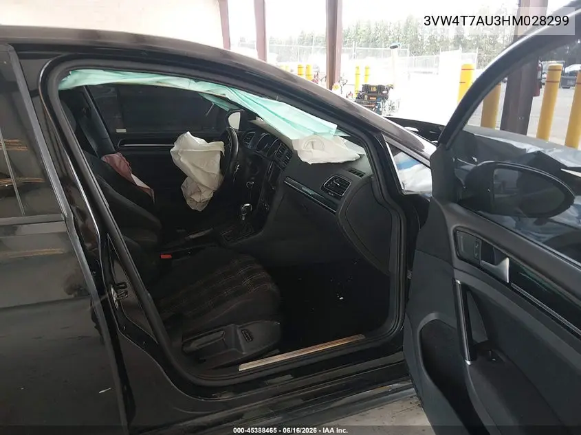 2017 Volkswagen Golf Gti Autobahn 4-Door/S 4-Door/Se 4-Door/Sport 4-Door VIN: 3VW4T7AU3HM028299 Lot: 45388465