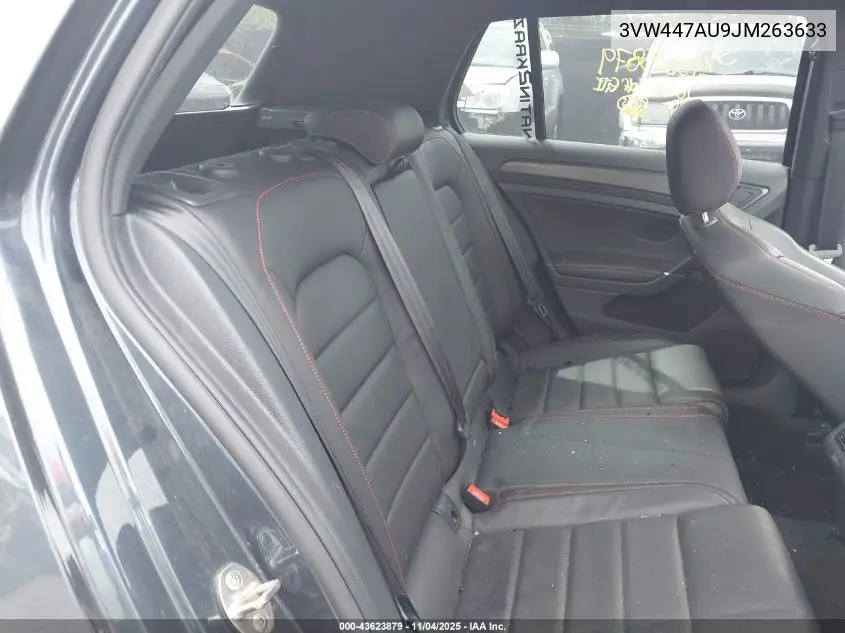 2018 Volkswagen Golf Gti 2.0T Autobahn/2.0T S/2.0T Se VIN: 3VW447AU9JM263633 Lot: 43623879