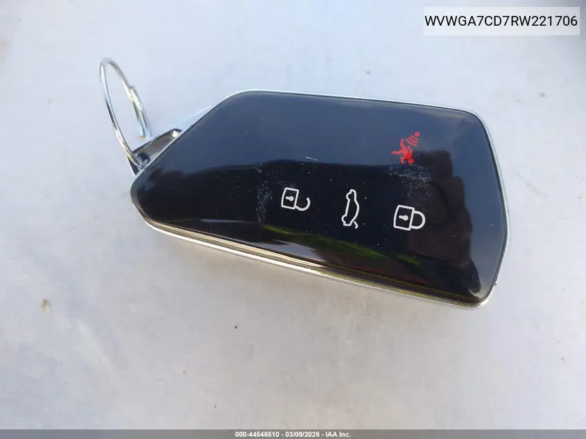 2024 Volkswagen Golf Gti 2.0T S VIN: WVWGA7CD7RW221706 Lot: 44546510