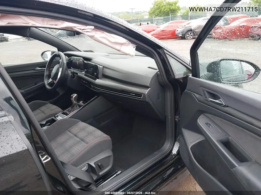 2024 Volkswagen Golf Gti 2.0T 380 S VIN: WVWHA7CD7RW211715 Lot: 45051593