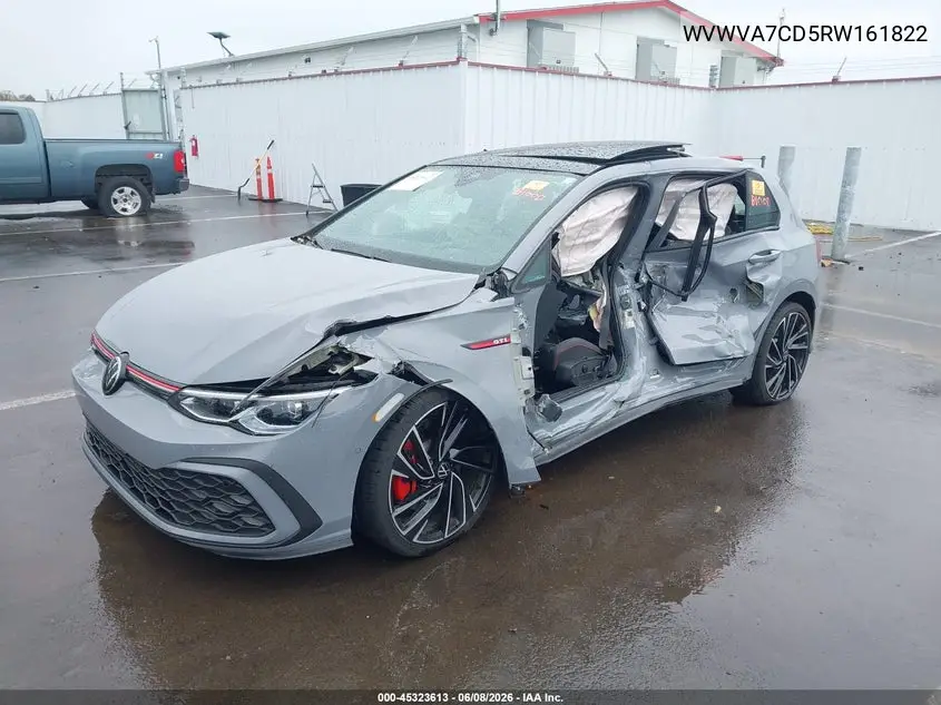 2024 Volkswagen Golf Gti 2.0T Autobahn VIN: WVWVA7CD5RW161822 Lot: 45323613