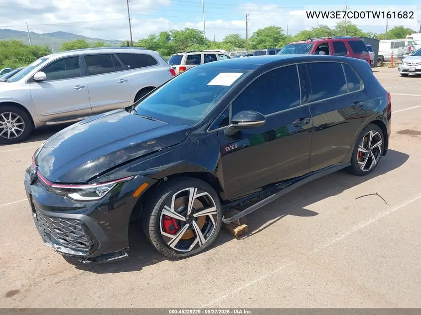 2026 Volkswagen Golf Gti Se VIN: WVW3E7CD0TW161682 Lot: 45229229
