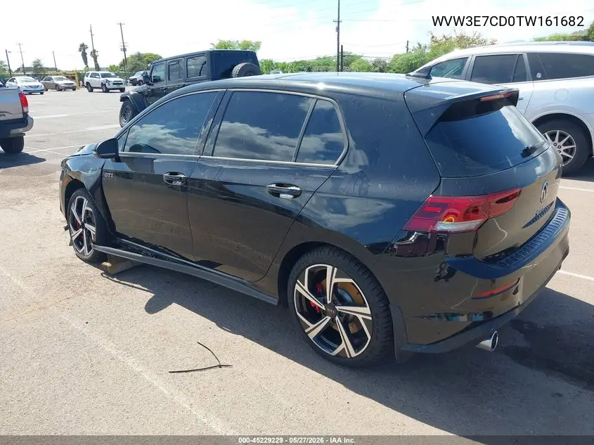 2026 Volkswagen Golf Gti Se VIN: WVW3E7CD0TW161682 Lot: 45229229
