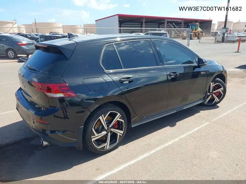 2026 Volkswagen Golf Gti Se VIN: WVW3E7CD0TW161682 Lot: 45229229