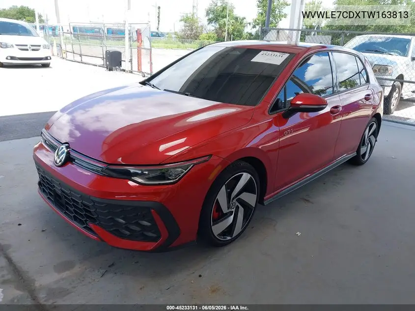 2026 Volkswagen Golf Gti S VIN: WVWLE7CDXTW163813 Lot: 45233131