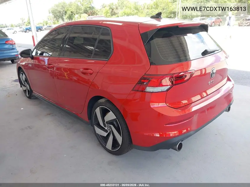2026 Volkswagen Golf Gti S VIN: WVWLE7CDXTW163813 Lot: 45233131
