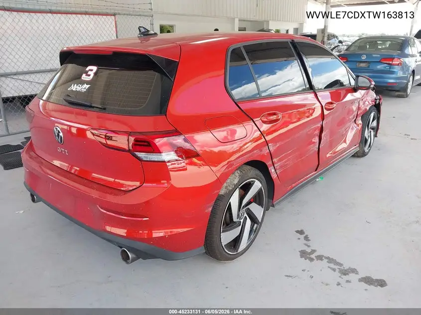 2026 Volkswagen Golf Gti S VIN: WVWLE7CDXTW163813 Lot: 45233131