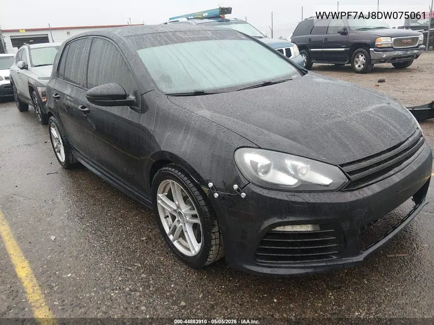 2013 Volkswagen Golf R 4-Door VIN: WVWPF7AJ8DW075061 Lot: 44883910