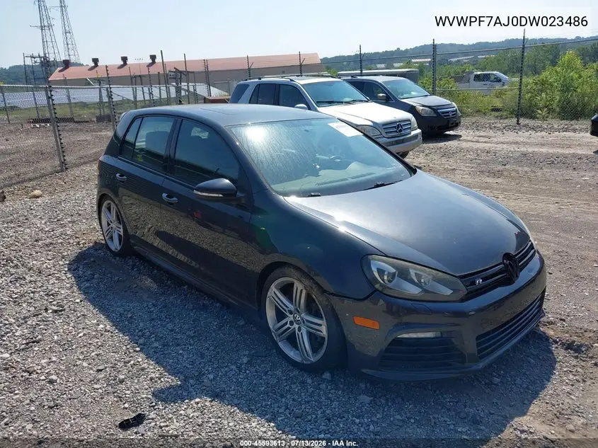 2013 Volkswagen Golf R 4-Door VIN: WVWPF7AJ0DW023486 Lot: 45593613