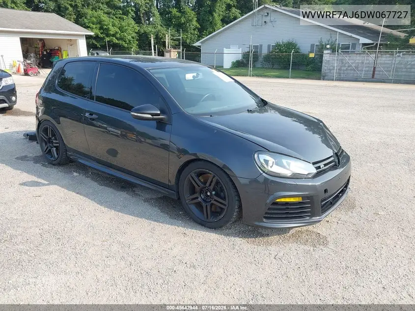 2013 Volkswagen Golf R 2-Door VIN: WVWRF7AJ6DW067727 Lot: 45642944