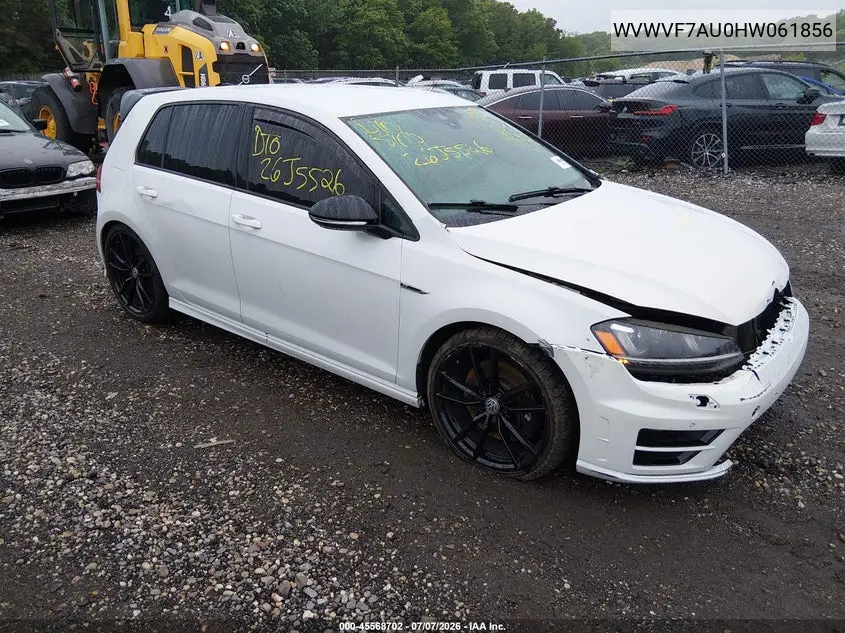 2017 Volkswagen Golf R 4-Door W/Dcc Navigation VIN: WVWVF7AU0HW061856 Lot: 45568702