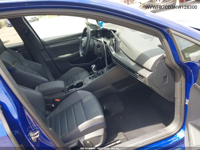 2022 Volkswagen Golf R 2.0T VIN: WVWFB7CD3NW128300 Lot: 45264669