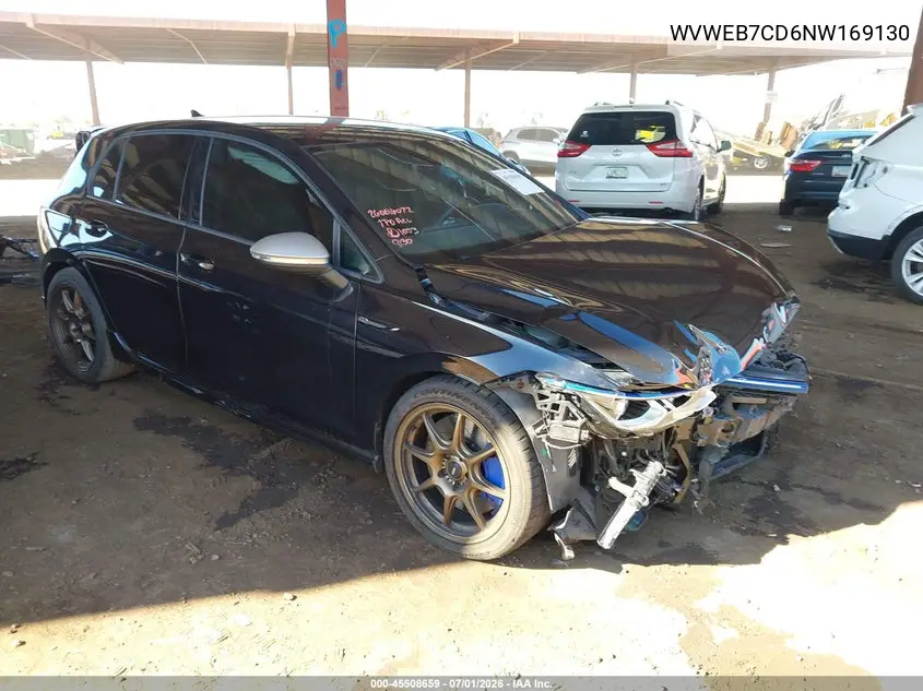 2022 Volkswagen Golf R 2.0T VIN: WVWEB7CD6NW169130 Lot: 45508659