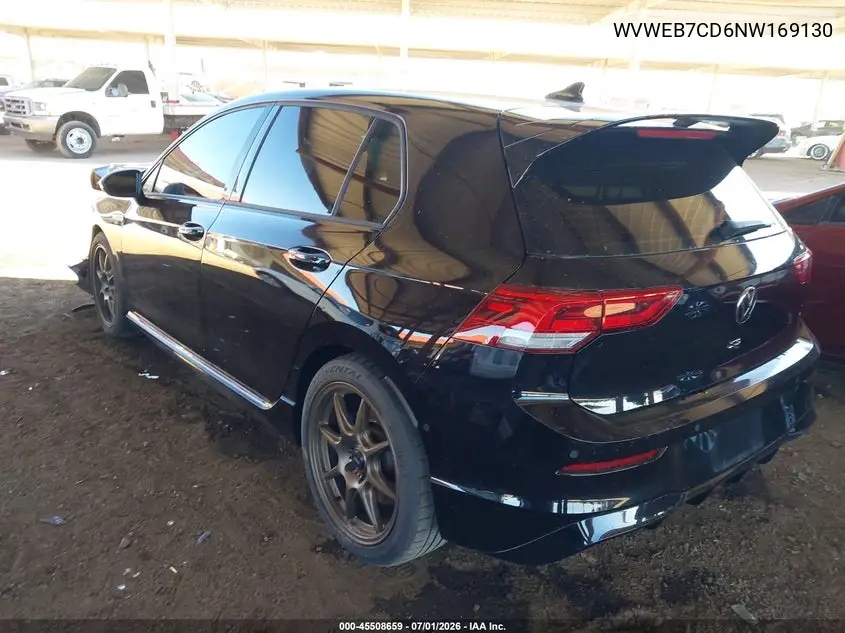 2022 Volkswagen Golf R 2.0T VIN: WVWEB7CD6NW169130 Lot: 45508659