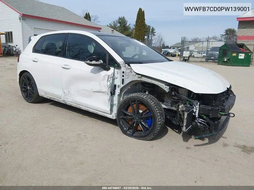 2023 Volkswagen Golf R 2.0T VIN: WVWFB7CD0PW139001 Lot: 44746857