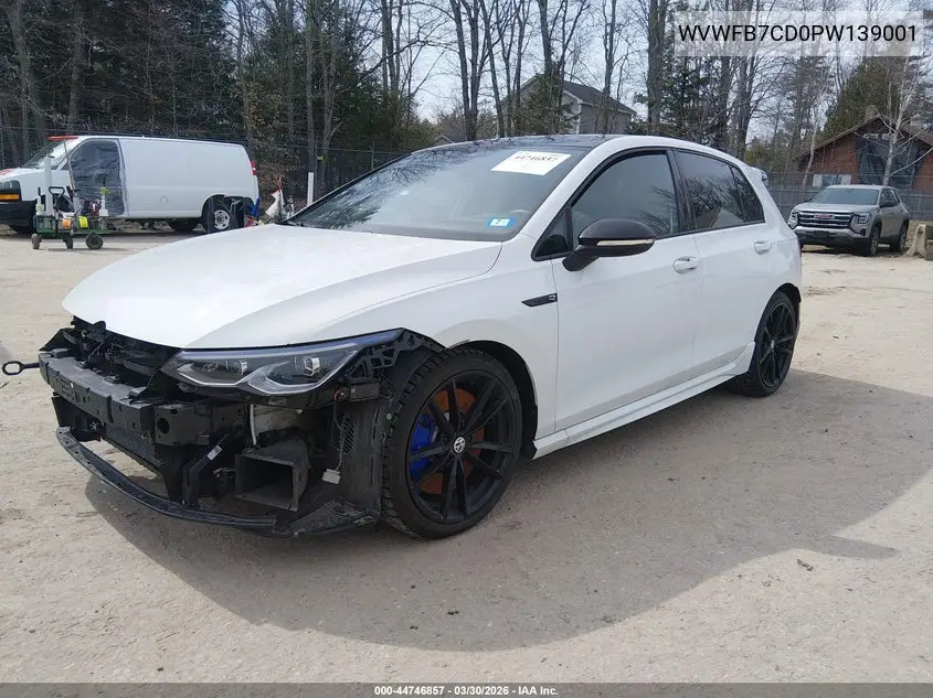 2023 Volkswagen Golf R 2.0T VIN: WVWFB7CD0PW139001 Lot: 44746857