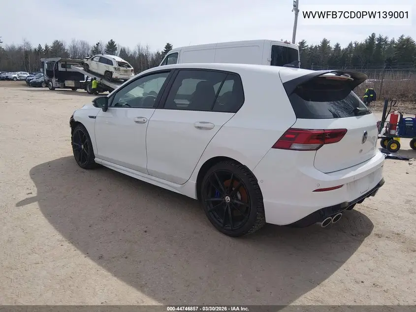 2023 Volkswagen Golf R 2.0T VIN: WVWFB7CD0PW139001 Lot: 44746857