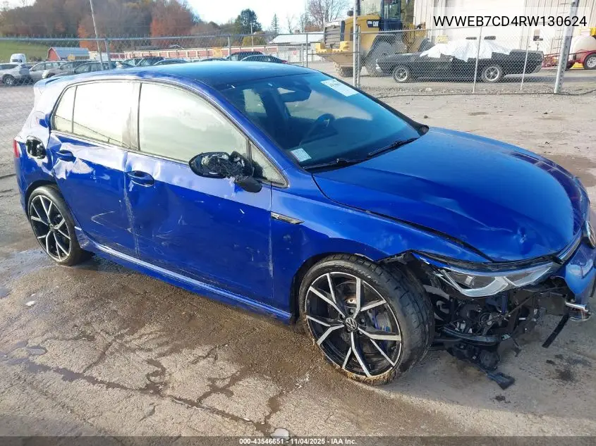 2024 Volkswagen Golf R 2.0T VIN: WVWEB7CD4RW130624 Lot: 43546651