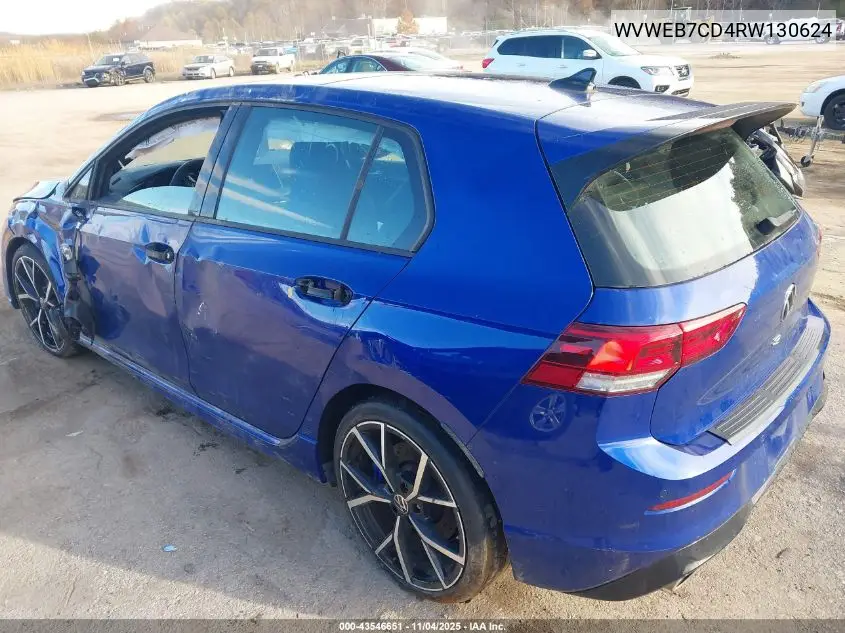 2024 Volkswagen Golf R 2.0T VIN: WVWEB7CD4RW130624 Lot: 43546651