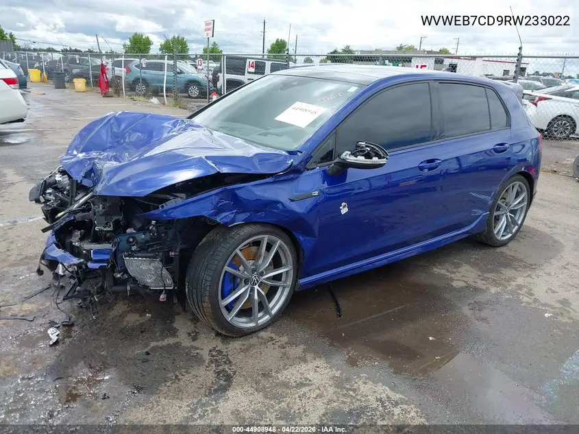 2024 Volkswagen Golf R 2.0T VIN: WVWEB7CD9RW233022 Lot: 44908948