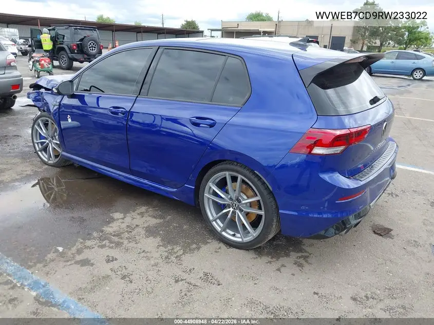 2024 Volkswagen Golf R 2.0T VIN: WVWEB7CD9RW233022 Lot: 44908948