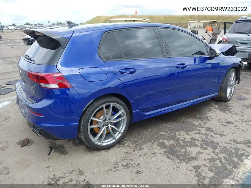 2024 Volkswagen Golf R 2.0T VIN: WVWEB7CD9RW233022 Lot: 44908948