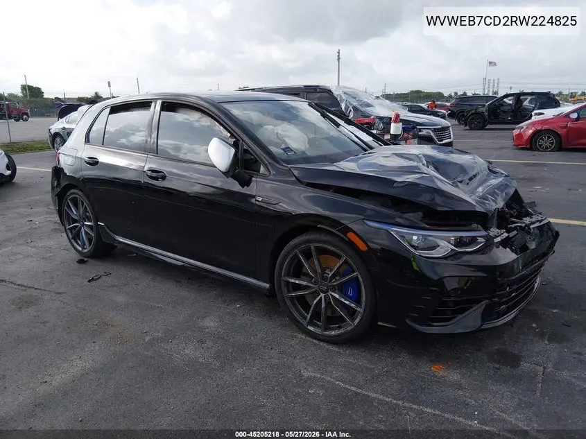 2024 Volkswagen Golf R 2.0T VIN: WVWEB7CD2RW224825 Lot: 45205218