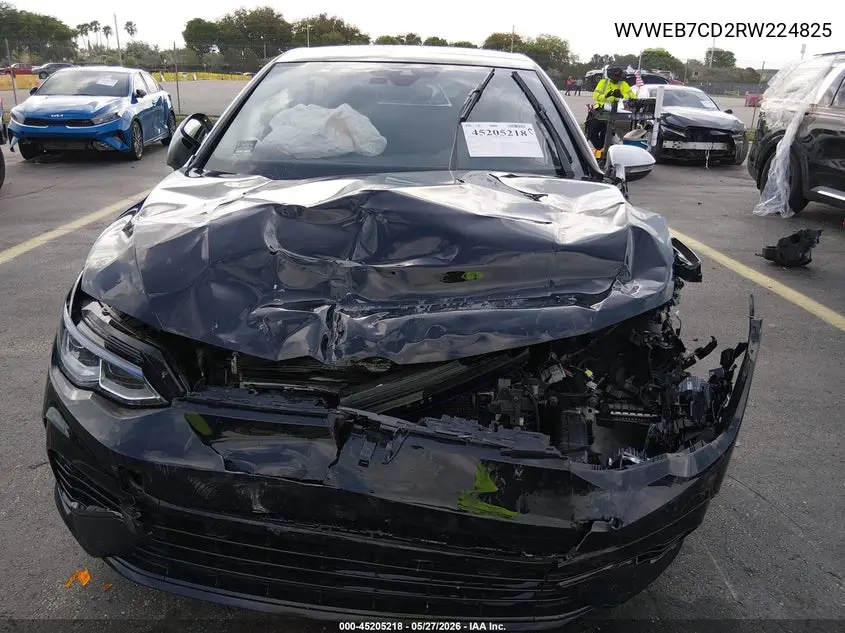 2024 Volkswagen Golf R 2.0T VIN: WVWEB7CD2RW224825 Lot: 45205218