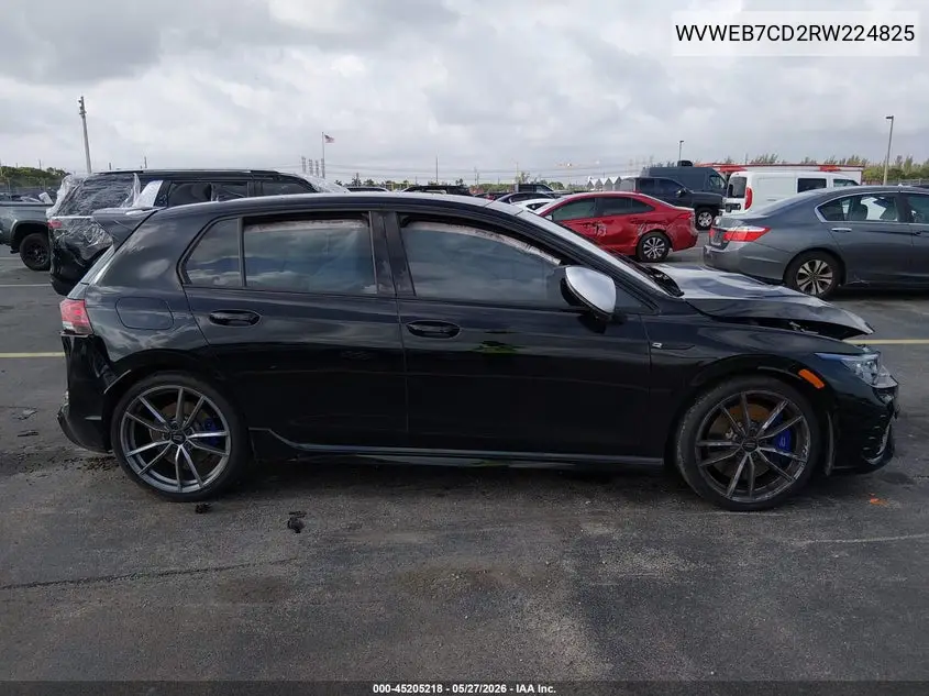 2024 Volkswagen Golf R 2.0T VIN: WVWEB7CD2RW224825 Lot: 45205218