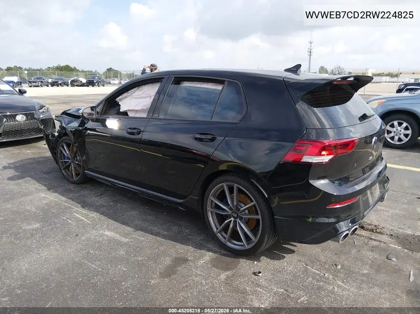 2024 Volkswagen Golf R 2.0T VIN: WVWEB7CD2RW224825 Lot: 45205218