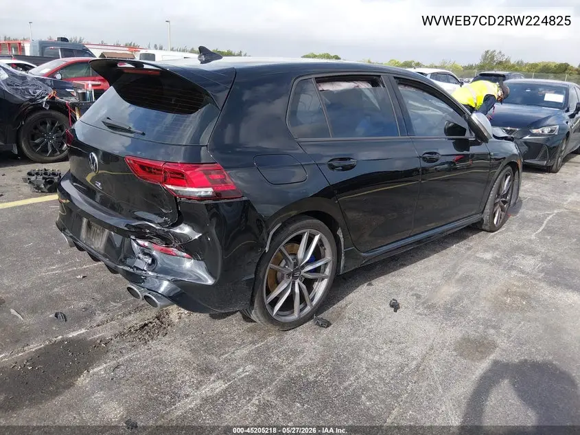 2024 Volkswagen Golf R 2.0T VIN: WVWEB7CD2RW224825 Lot: 45205218