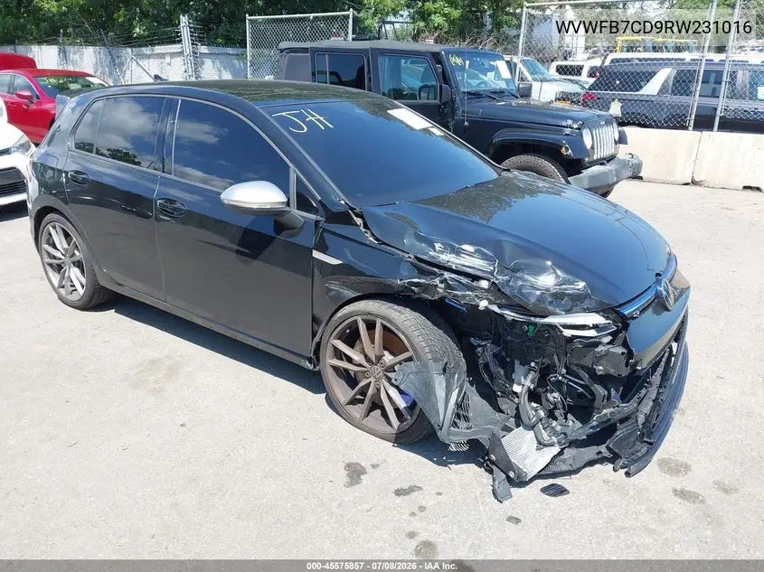 2024 Volkswagen Golf R 2.0T VIN: WVWFB7CD9RW231016 Lot: 45575857
