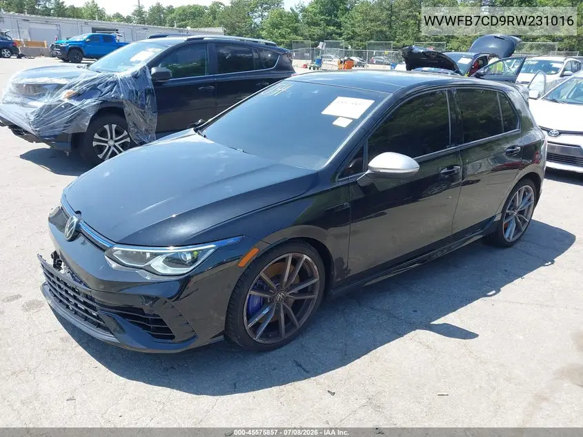 2024 Volkswagen Golf R 2.0T VIN: WVWFB7CD9RW231016 Lot: 45575857
