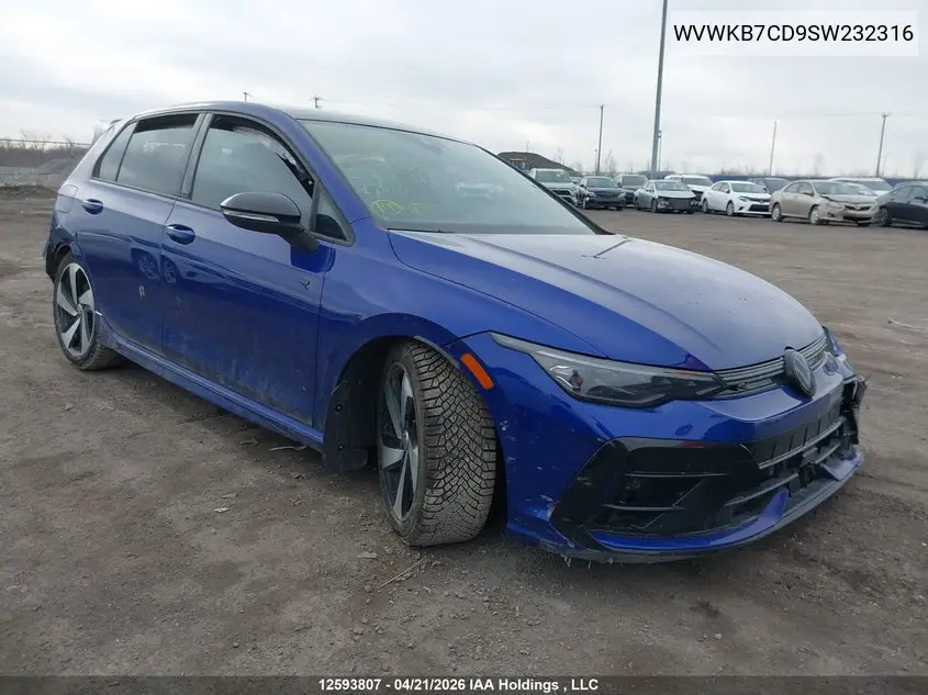 2025 Volkswagen Golf R Black Edition VIN: WVWKB7CD9SW232316 Lot: 12593807
