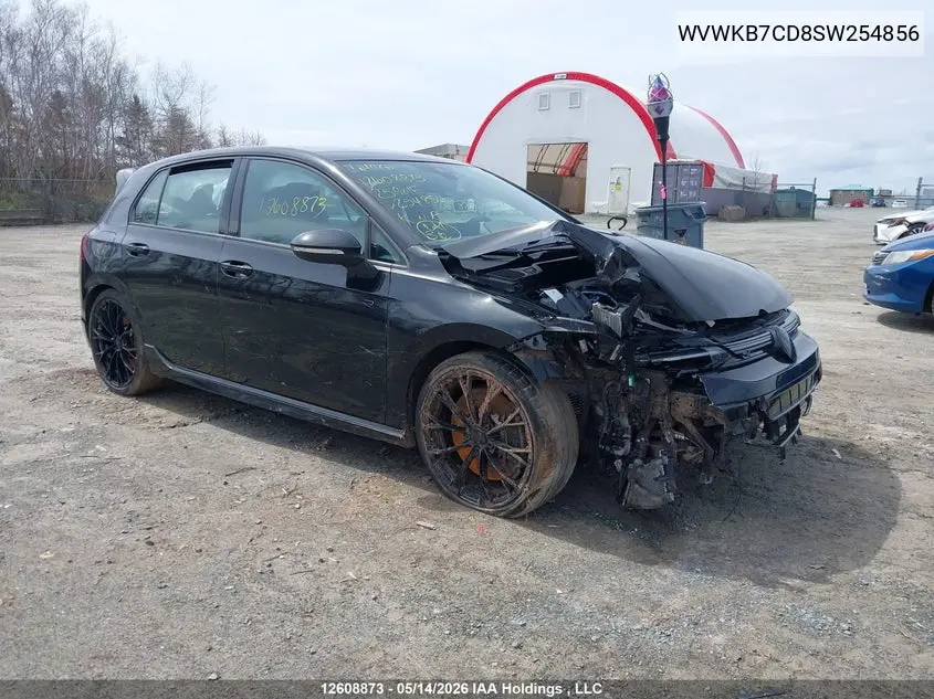 2025 Volkswagen Golf R Black Edition VIN: WVWKB7CD8SW254856 Lot: 12608873