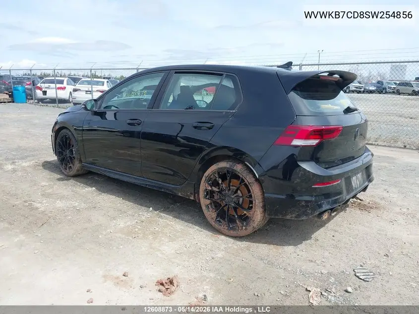 2025 Volkswagen Golf R Black Edition VIN: WVWKB7CD8SW254856 Lot: 12608873