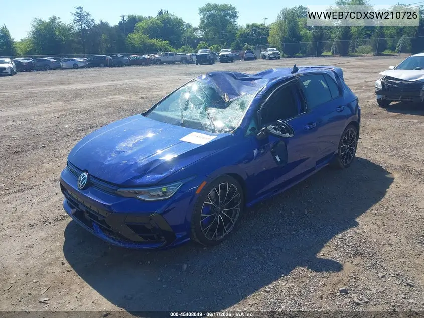 2025 Volkswagen Golf R 2.0T VIN: WVWEB7CDXSW210726 Lot: 45408049