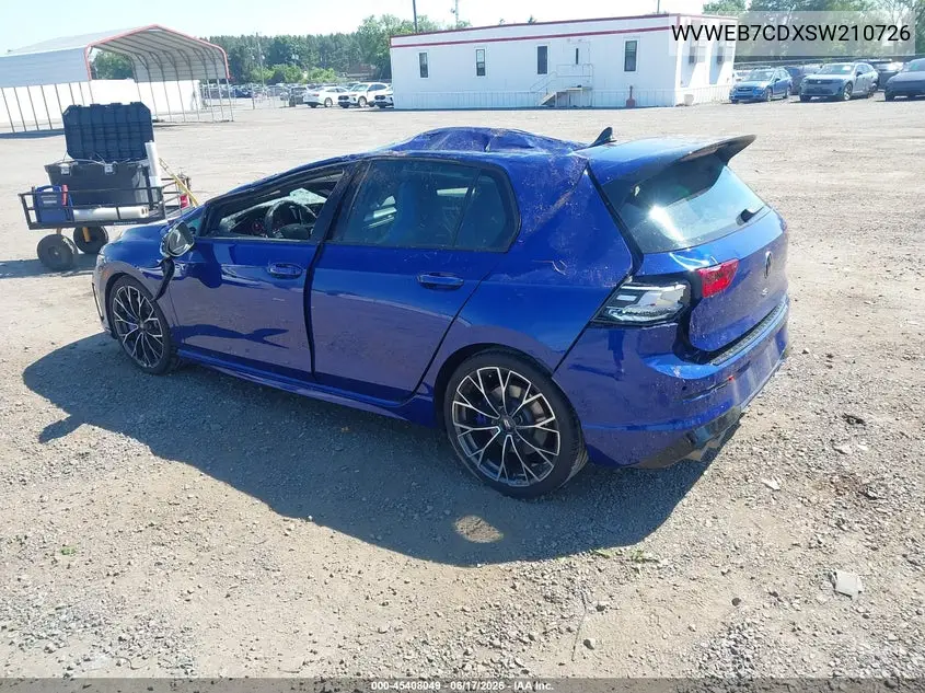 2025 Volkswagen Golf R 2.0T VIN: WVWEB7CDXSW210726 Lot: 45408049