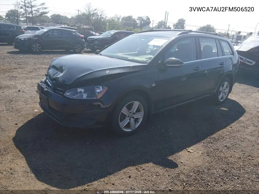 2015 Volkswagen Golf Sportwagen Tdi S 4-Door VIN: 3VWCA7AU2FM506520 Lot: 45660586