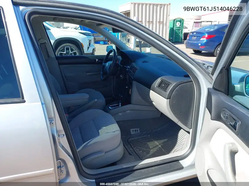 2001 Volkswagen Golf Gls VIN: 9BWGT61J514046228 Lot: 45557249