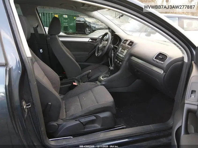 WVWBB7AJ3AW277887 2010 Volkswagen Golf 2-Door