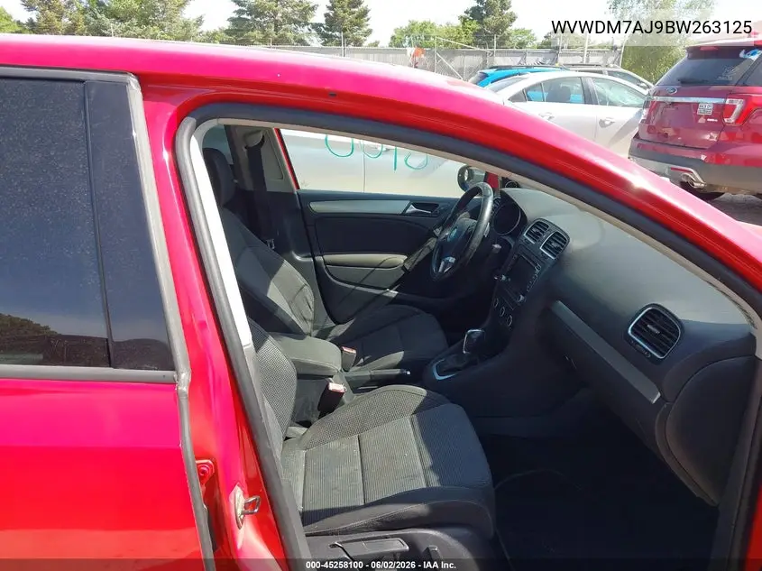 2011 Volkswagen Golf Tdi 4-Door VIN: WVWDM7AJ9BW263125 Lot: 45258100